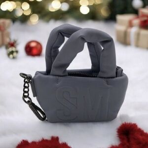 Steve Madden Puffee Handbag Mini Keychain/bag Charm